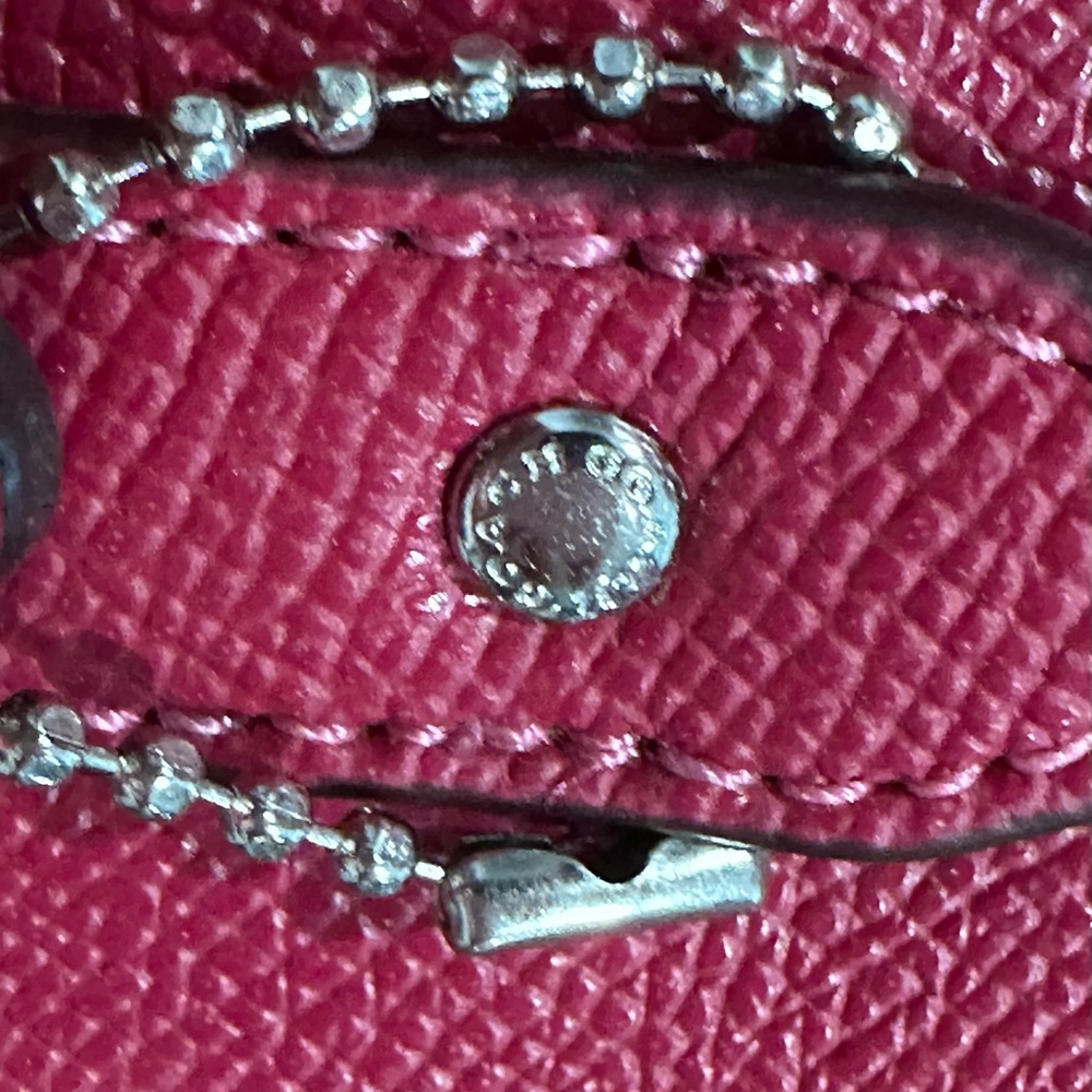 Coach Mini Hot Cerise (Cherry) Bag - Picture 7 of 7